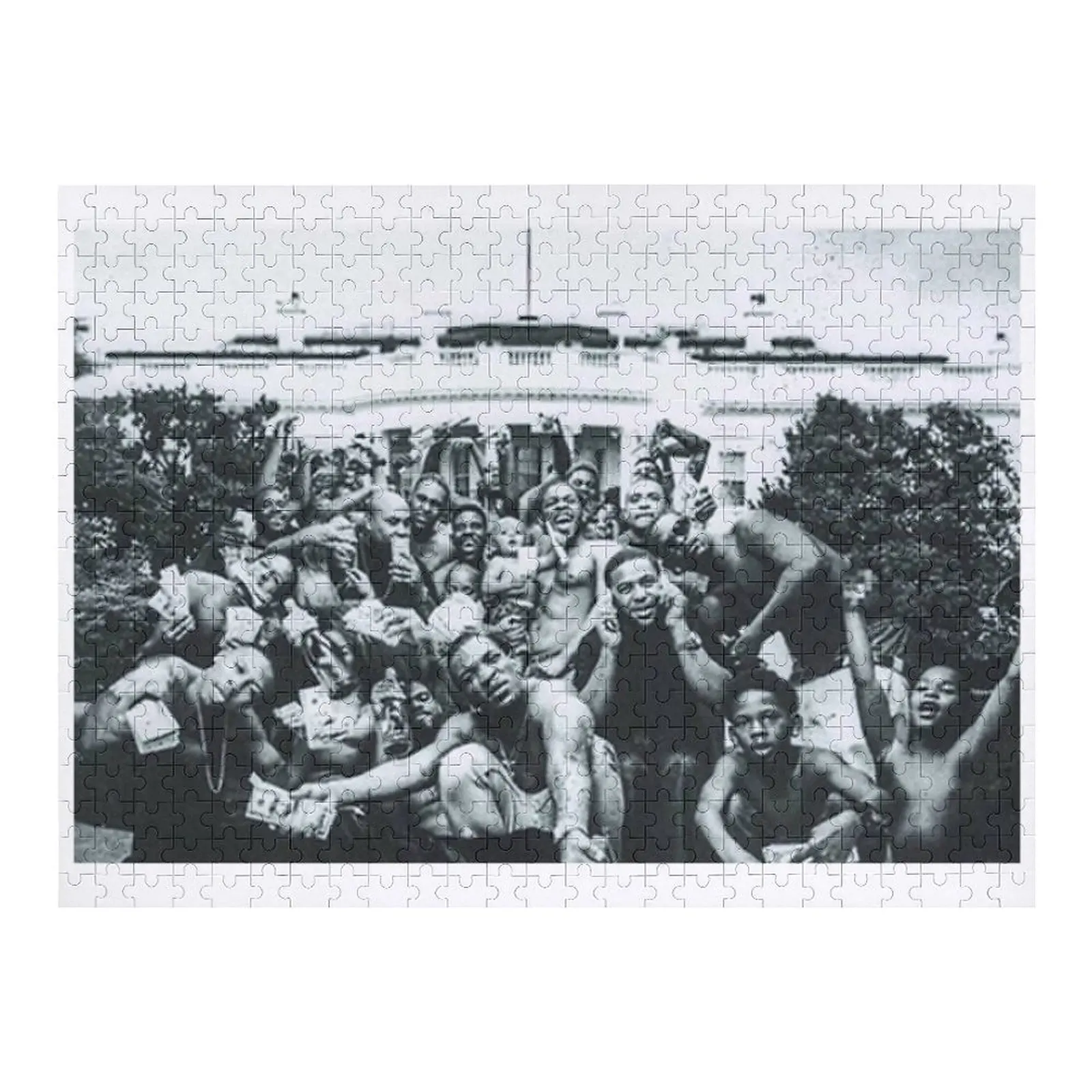 

To Pimp a Butterfly portrait Jigsaw Puzzle Personalized Child Gift Wood Name Puzzle