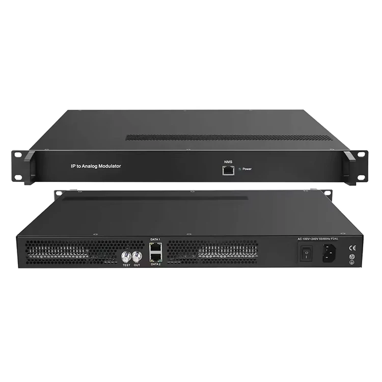 

FN2500C Customizable 8/16/32/64 in IP Analog Modulator Channel 32/64 RF/CATV OUT Carriers 3GE Ports to ISDBT Analog Modulator