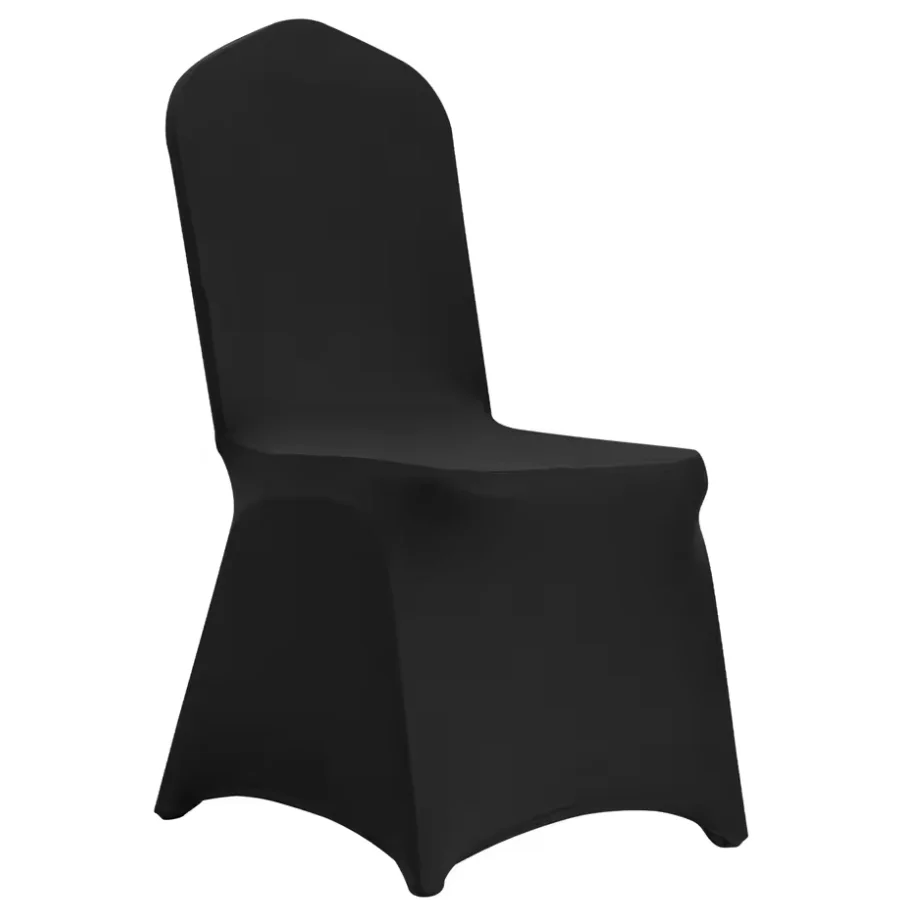 10PCS Spandex Chair Cover for Wedding Party Universal Fitted Chair Cover Removable Washable Protective Slipcovers