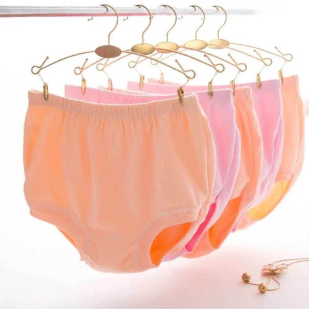 

5PCS High Waist Flower Cotton Panties Breathable Underpants Elderly Plus Size Briefs Lingerie Middle Aged Women Underwear Female