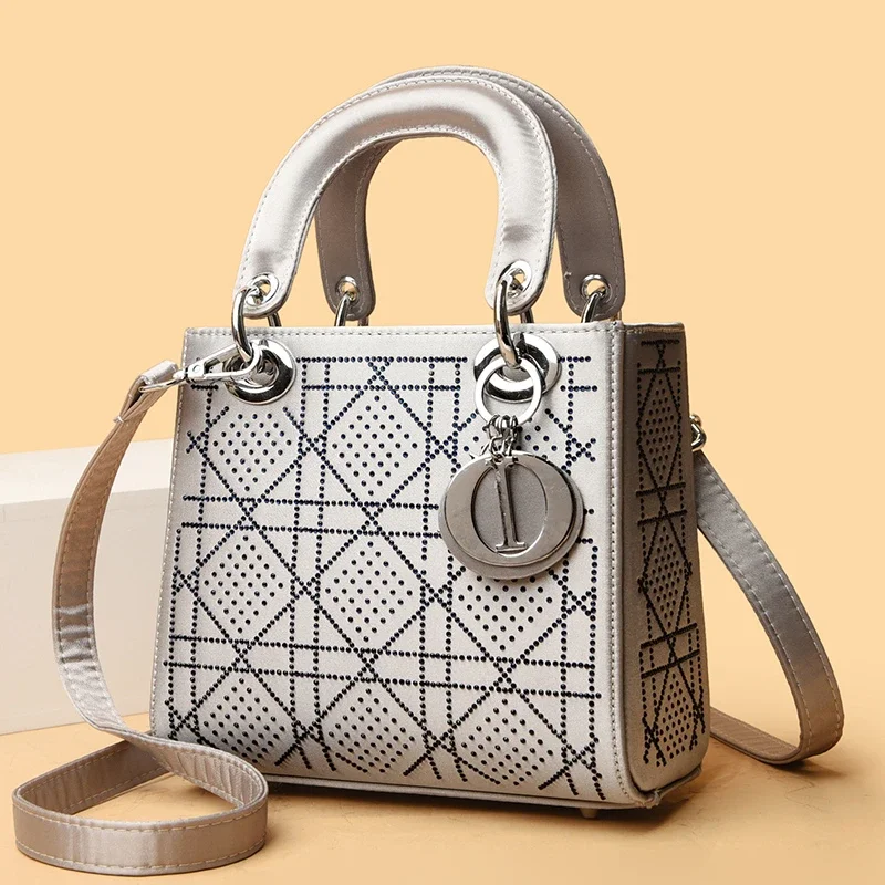 Borsa a tracolla da donna vintage Couture Artisan Borsa a tracolla classica in pelle di lusso di fascia alta