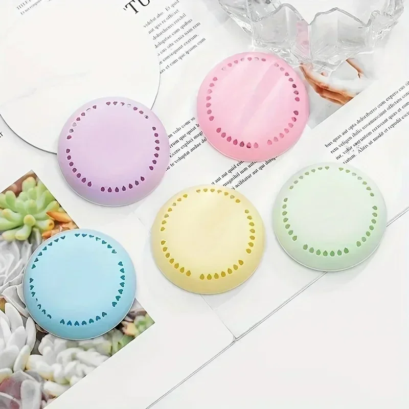 

2pcAromatherapy Fragrance Lasting Deodorization Bathroom Supplies Bedroom Wardrobe Car Home Toilet Deodorant Solid Round Fresher
