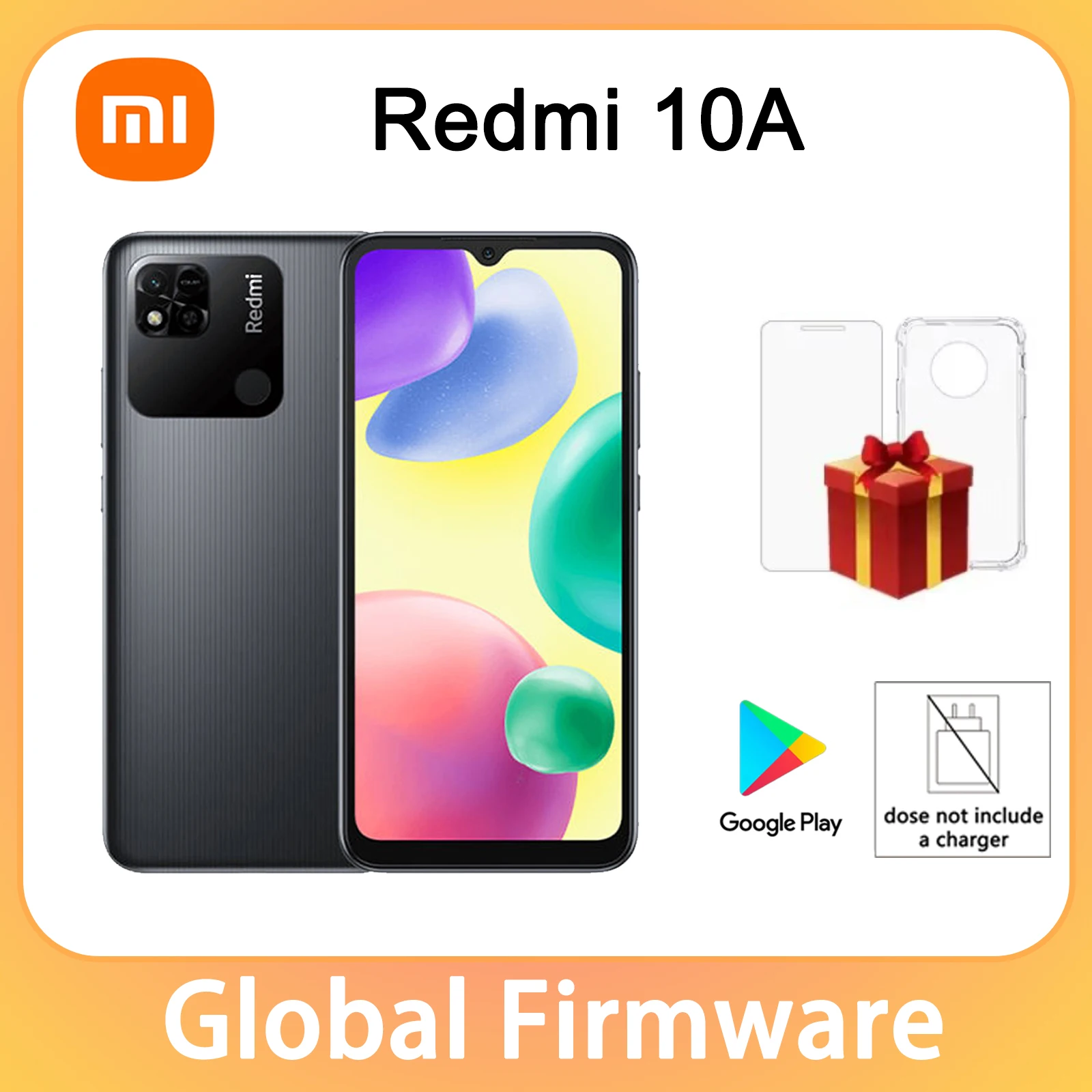 Global Frimware Xiaomi Redmi 10A Smartphone 3GB/64GB 6.53