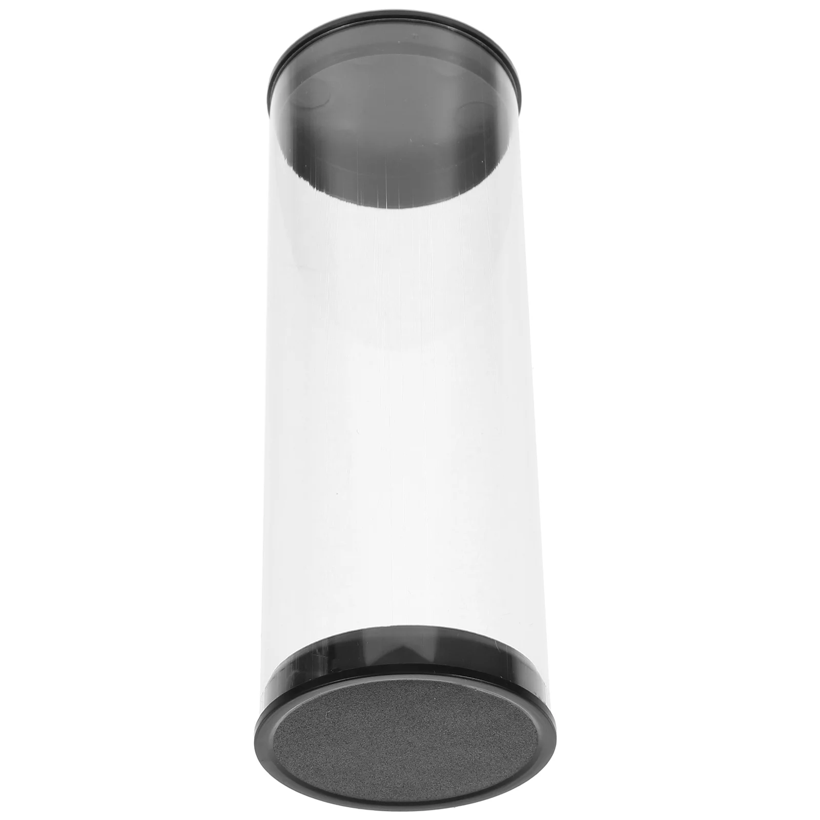 Golf Ball Tube Barrel PC Transparent Round Plastic Packaging Box 45mm Diameter Golfs Case with Cover Portable for Golfing