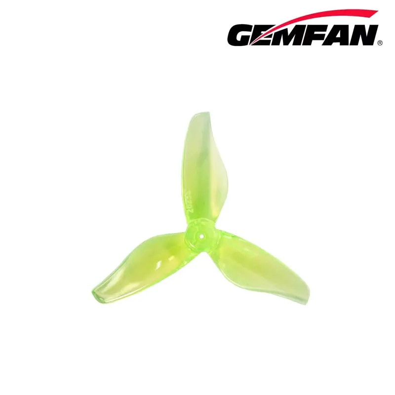 12 زوجًا (12CW + 12CCW) Gemfan 2023S إعصار 51 مللي متر 3-Blade المروحة 3 فتحات لسباق FPV 2 بوصة 1105-1108 محرك مسواك بدون طيار