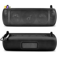 A13E-Silicone Case For Anker Soundcore Motion+ Bluetooth Speaker Waterproof Rubber Travel Carry Pouch With Carabiner