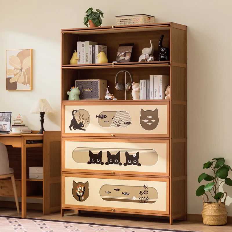 Living room bookcase integrated whole wall combination full wall bookcase display cabinet locker