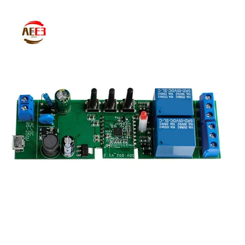 

AEE3-Ewelink 2 Channel Wifi Electric Linear Actuator Motor Controller 12V 24V 110V 220V 2CH Relay Interrupter