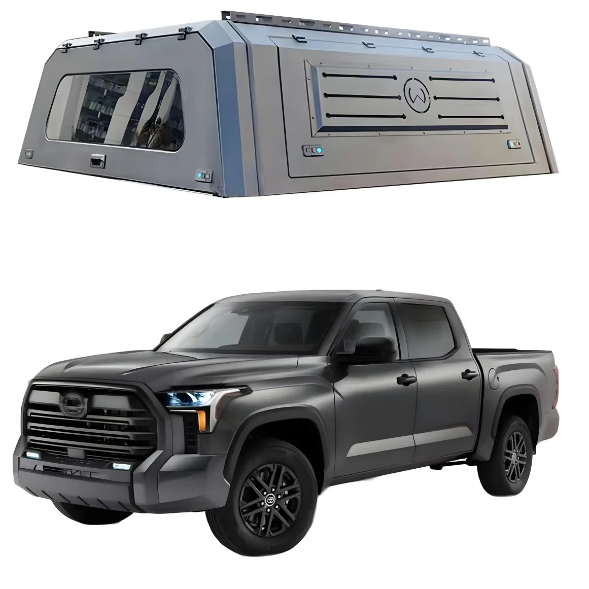 

Lightweight Steel Hardtop Topper Camper Truck Canopy Hardtop Canopy for Tundra Hilux Tacoma Ford F-150 Raptor Ranger