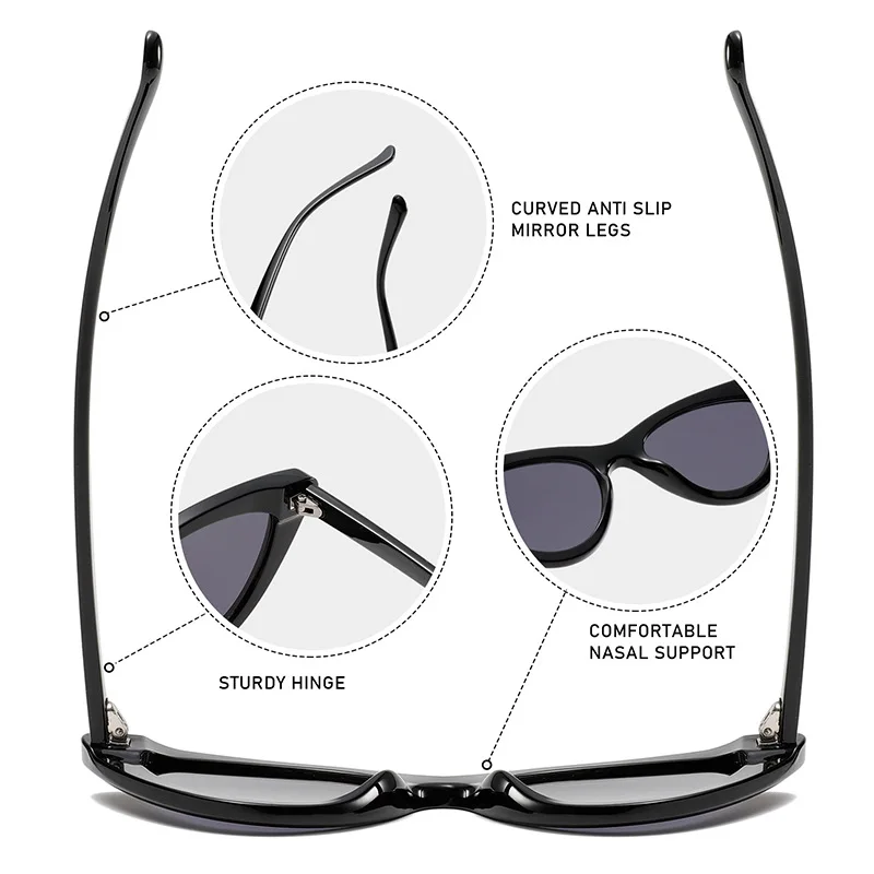 SHAUNA Fashion Small Cat Eye Women Sunglasses Retro Leopard Eyewear Shades UV400 Men Blue Pink Sun Glasses