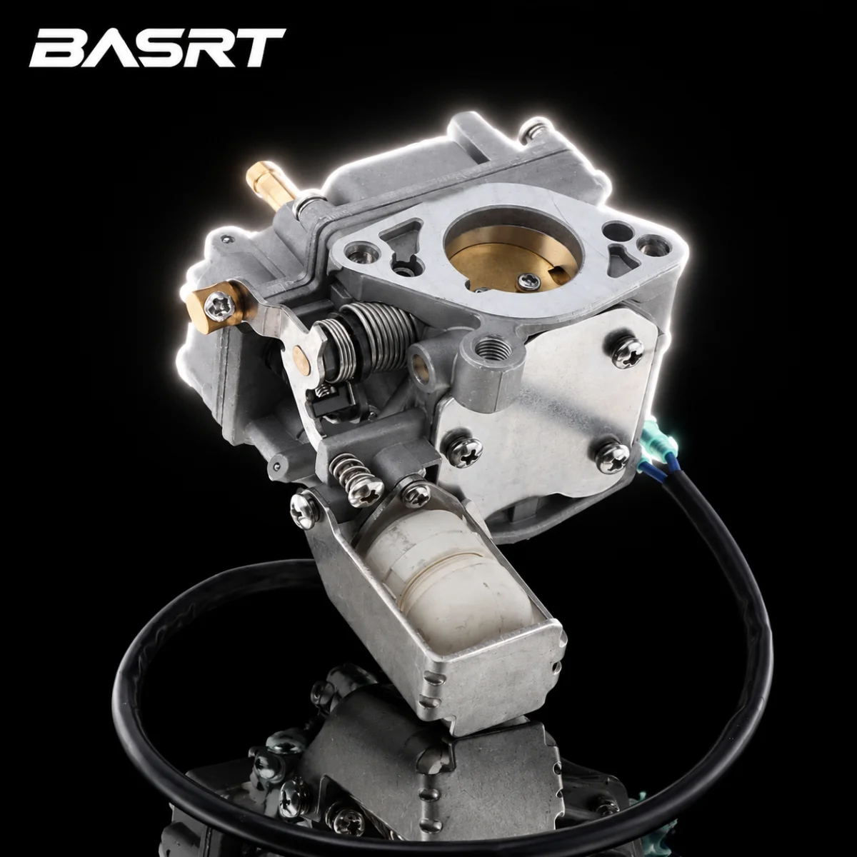 4‑Stroke Outboard Motor Carburetor Compatible with Yamaha F20A 25A 20HP 25HP,Replaces OEM 65W‑14901‑10 65W‑14901‑11 65W‑14901‑1