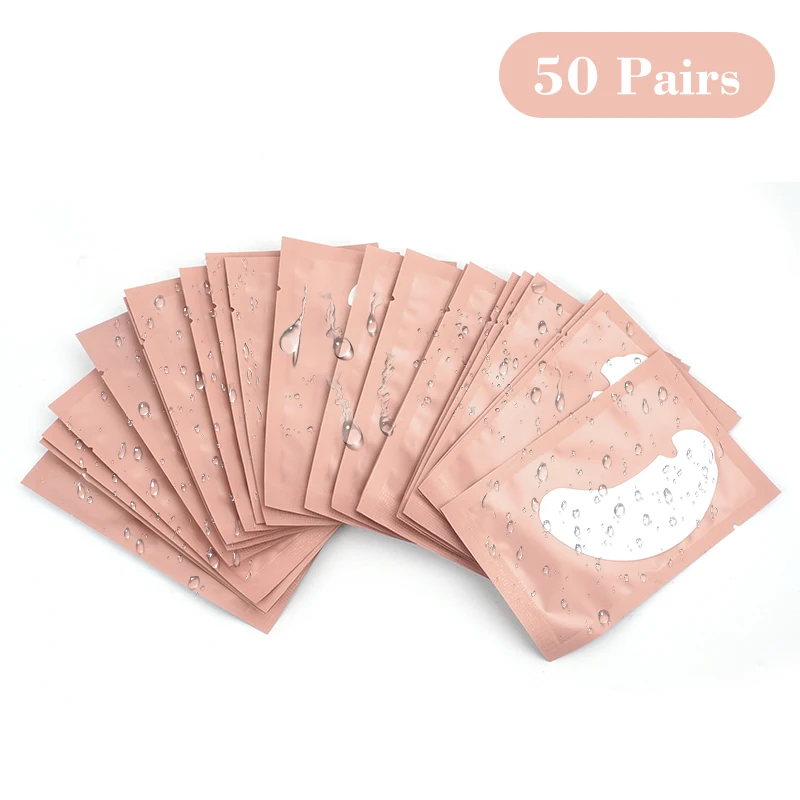 50 paar Eye Pads Voor Wimper Extension Hydrogel Patches Voor Wimpers U-vormige Gel Pads Wimpers Uitbreidingsbenodigdheden Patches Make-up patches lashes extension eye patches lash extensions wimpers