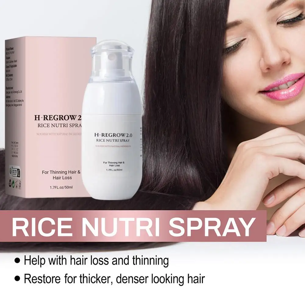 

Hair Helper Spray Thinning Hair Hair Helper Growth Spray Thickening Water Natural Spray Hair Spray Spra 50ml Rice W2Q0