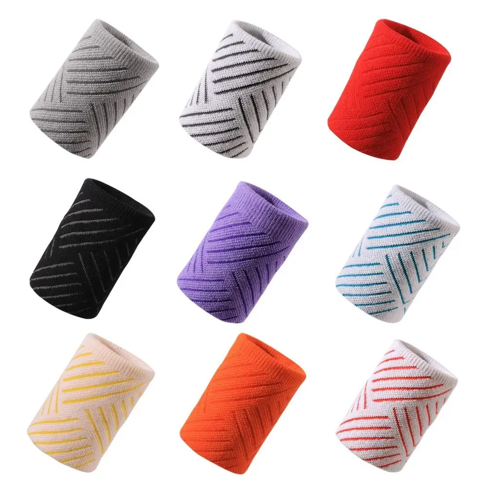 

Classic Thickened Badminton Wristband Sport Towel Volleyball Sports Wristbands Cotton Wrist Wrap Wrist Protection Men Women