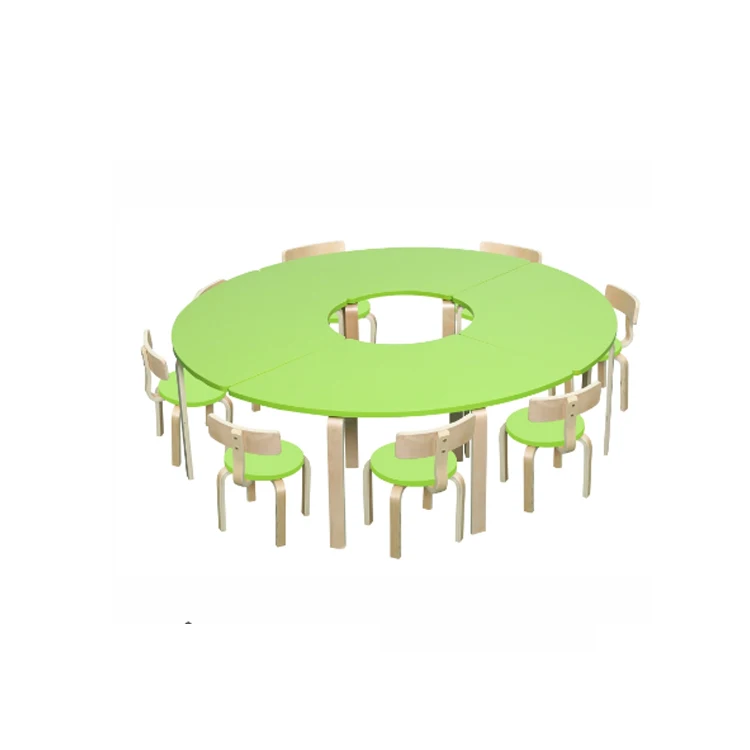 Kindergarten School Furnitureskids Event Round Study Ergonomic Kids Table And Chair