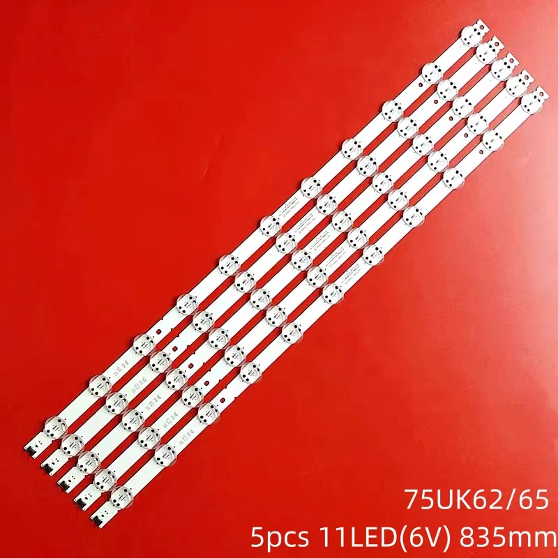 

LED backlight strip For LIG 75UK6500PLA 75UK6200PLB 75UM7000PLA 75UK6570PUB AGM76249101 75UK65 75UK62 SVL750A24 75UK6190PUB