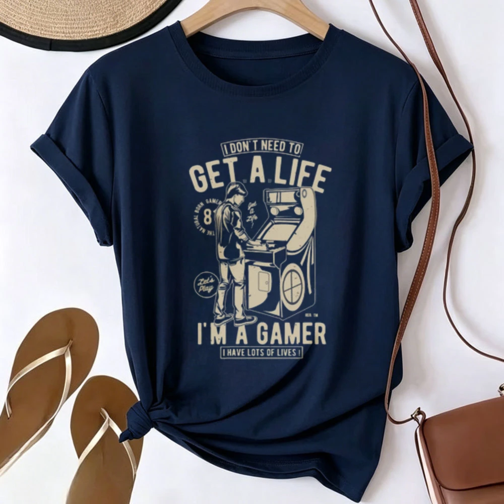 Retro Gaming Quotes - تي شيرت بطبعة 