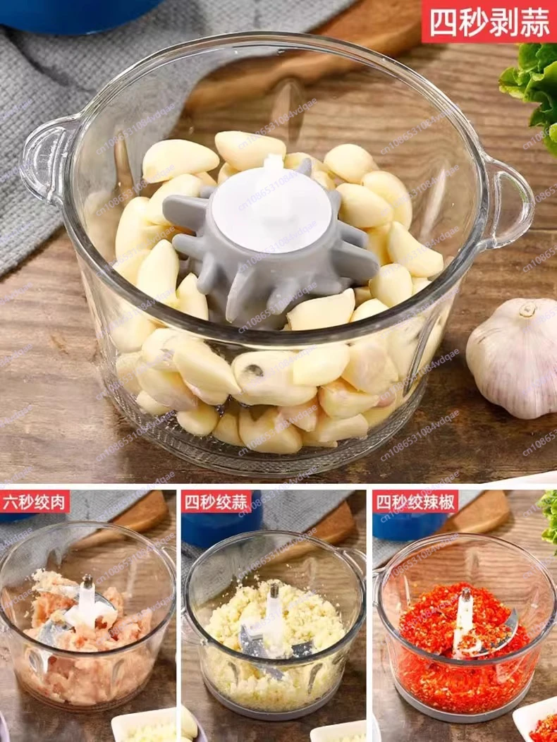 

Electric Garlic Peeler & Masher | 2L Large Capacity Automatic Household Garlic Peeling Artifact