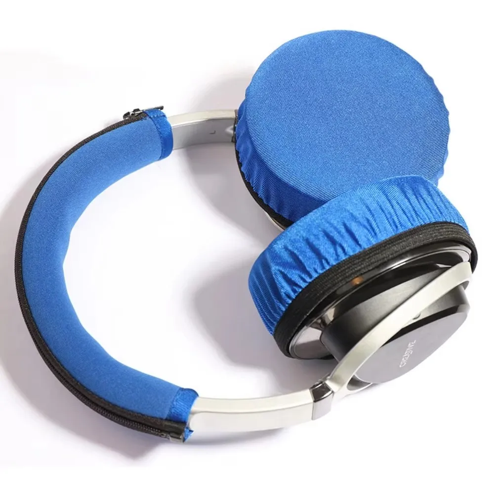 Reusable Hygienic Universal Soft Washable Headphones Elastic Protective Dust Proof Earpad Covers Durable Breathable