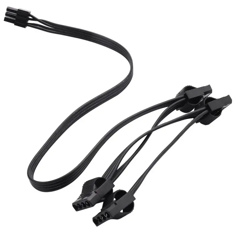 Leading-8X IDE 4Pin Modular Power Supply Cable For Corsair RM1000X RM550X 650X 750X 850X 6Pin To 4 IDE Cable