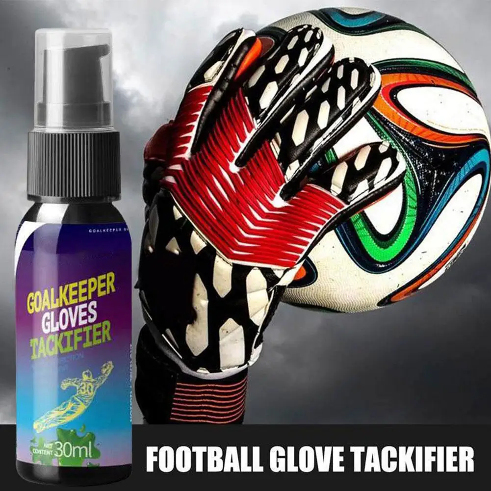 Guantes de portero de fútbol antideslizantes, 1 piezas, Spray antideslizante, agarre de portero, pegamento para guantes mejorados, tackificador S