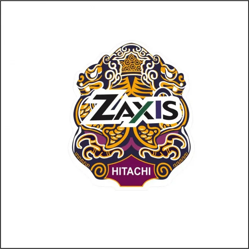 Hitachi zaxis series excavator stickers Hitachi Special Body Double Dragon