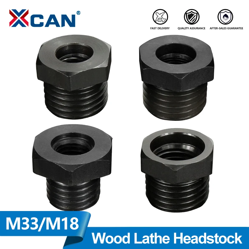 

Адаптер для токарного станка XCAN, 1 шт., для шпинделя, с резьбой M33x3.5/M18x2.5/1-8TPI, для токарной обработки