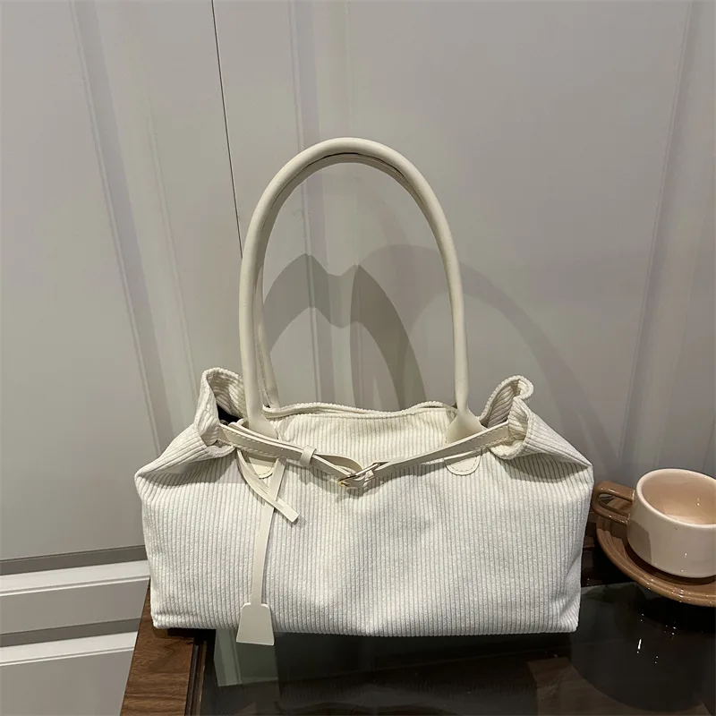 

Autumn Winter New Fashion Retro Shoulder Bag Women Large Capacity Casual Tote Handle Bag Comfortable and Versatile Storage Bags