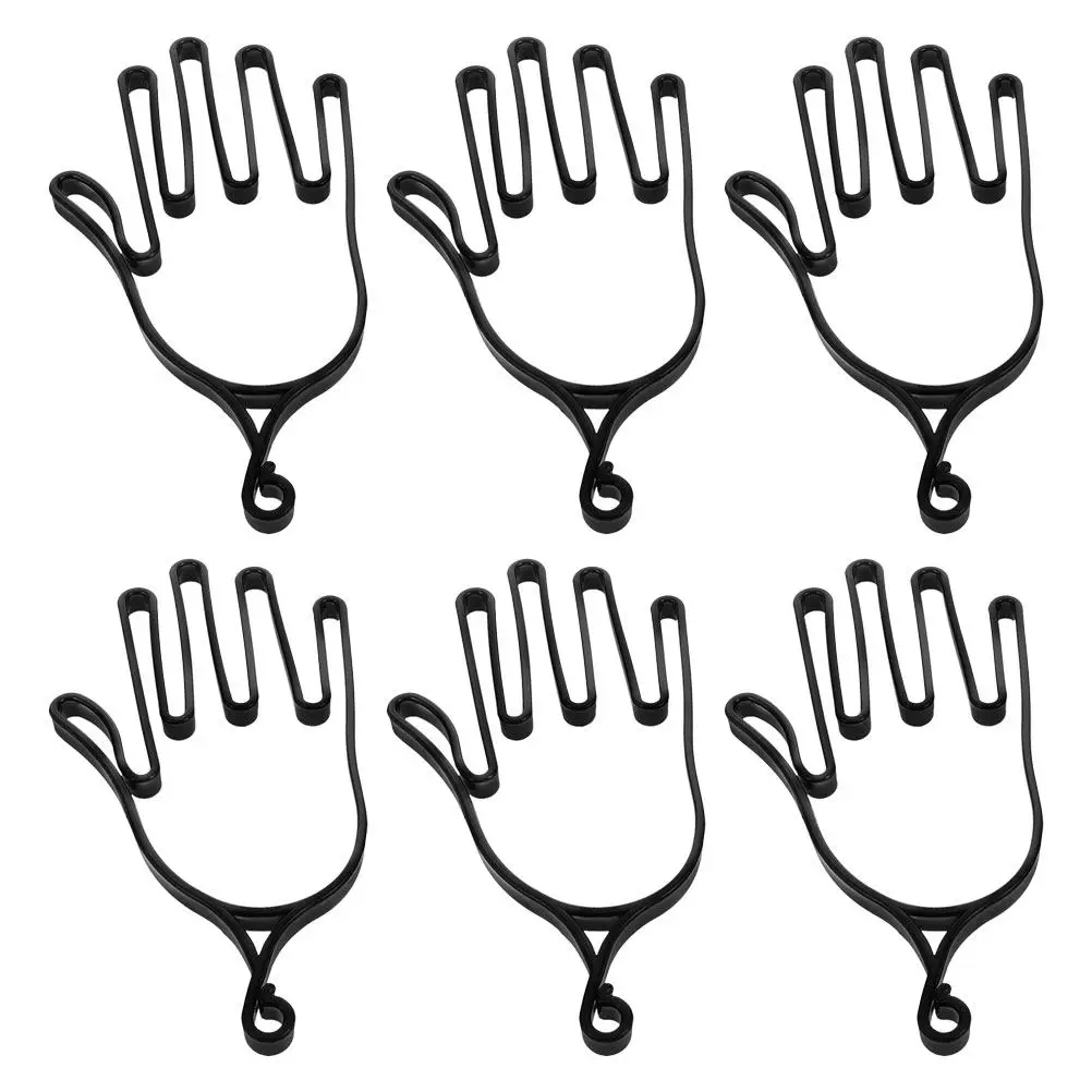 

Набор из 6 держателей для перчаток для гольфа из прочного полипропилена: подставка для сушки и формовки, портативный органайзер для перчаток