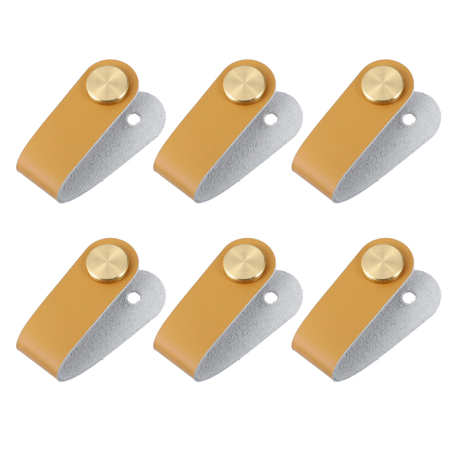 

6 Pcs Door H Wardrobe Pull H les Knobs Elegant Knobs Drawer Wardrobe Pull Copper Finish Durable Hardware