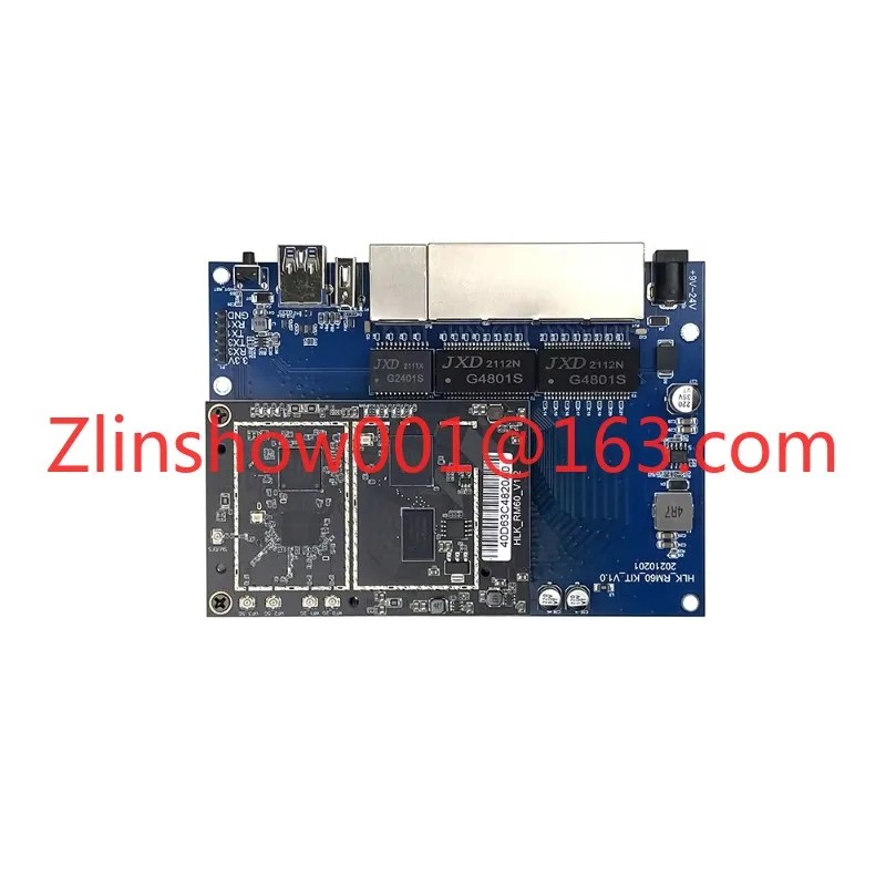 MT7621+MT7905 Openwrt Version WIFI6 GbE WiFi Wireless Router Module 802.11a/b/g/n/ac/ax 2.4G/5.8G HLK-RM60
