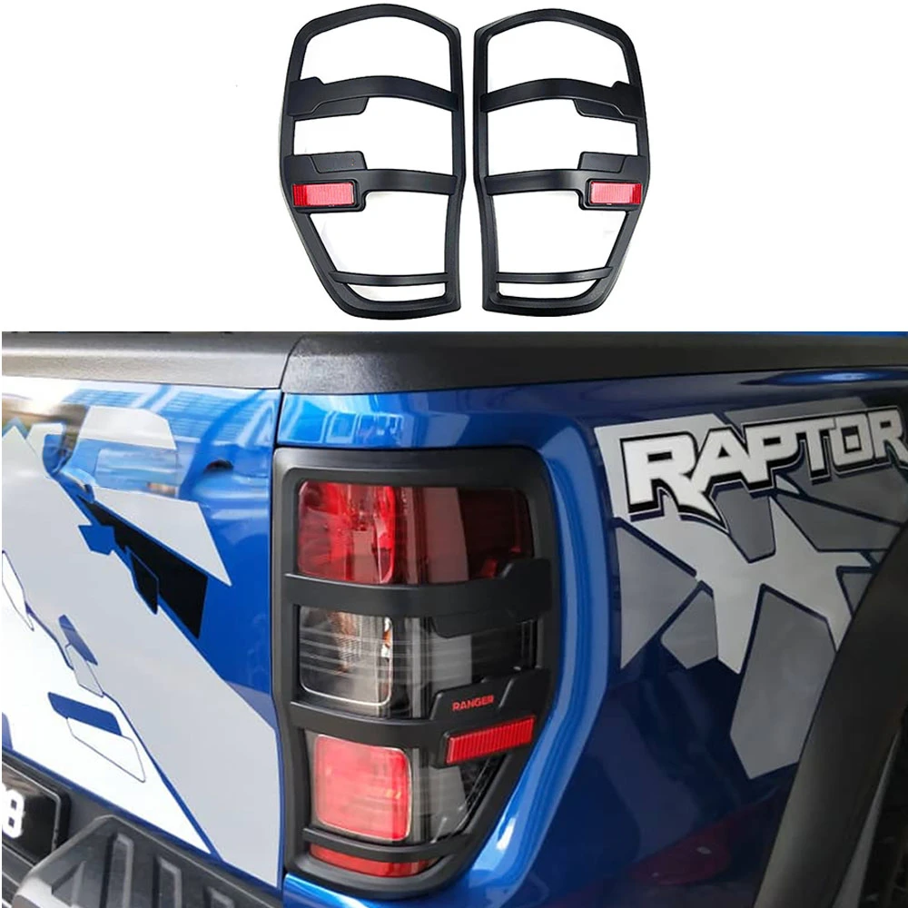 ABS Matte Black Ranger Tail Lamp Light Cover Headlamp Light Cover For Ranger T7 T8 Decorative Frame Modified Accrssories