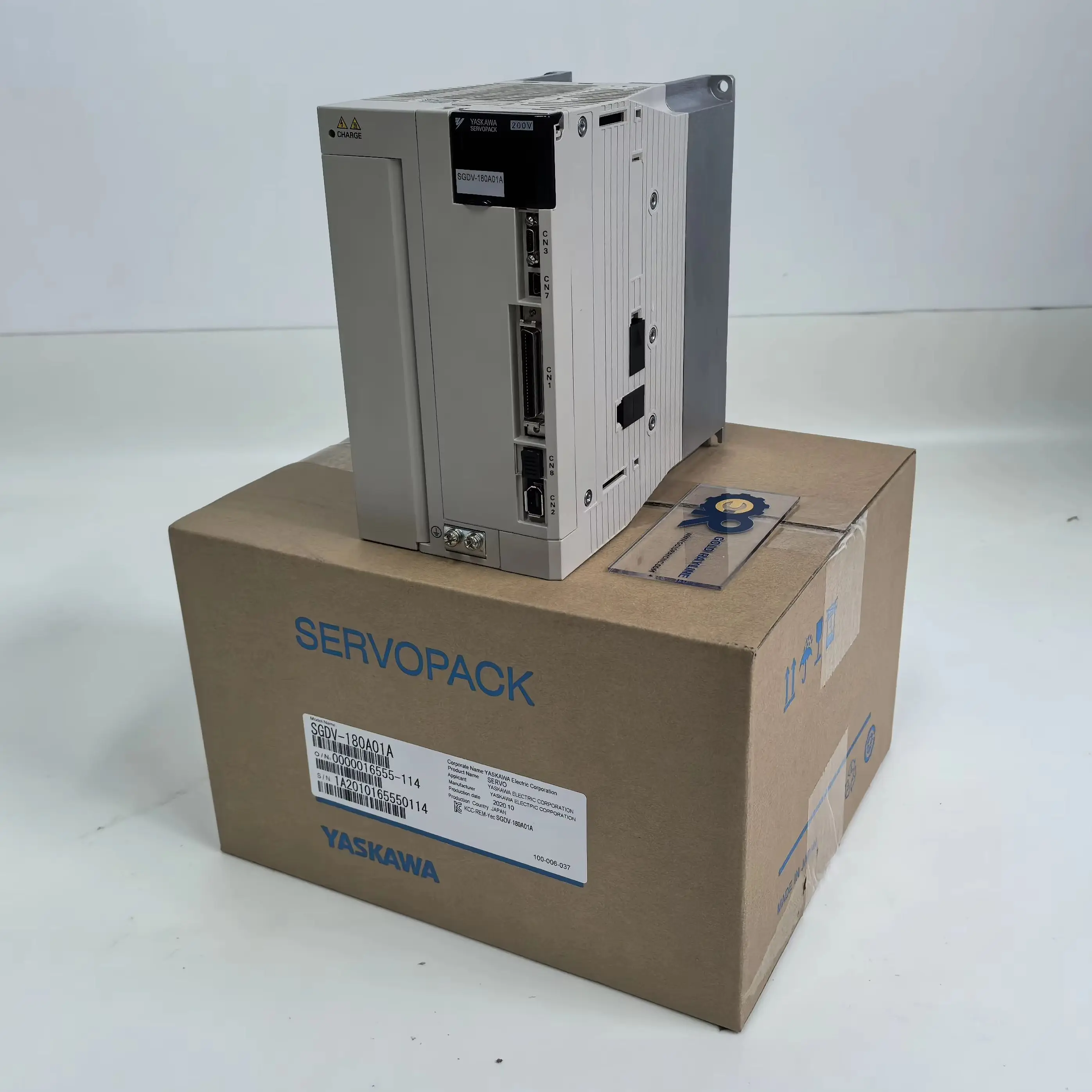 New SGDV-180A01A Yaskawa Servo Drive 1 Year Warranty In Stock
