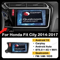 Android 15 Radio del coche para Honda City Grace 2014 2015 2016 2017 unidad principal reproductor de vídeo Multimedia GPS NAVI QLED 4G WIFI Qualcomm