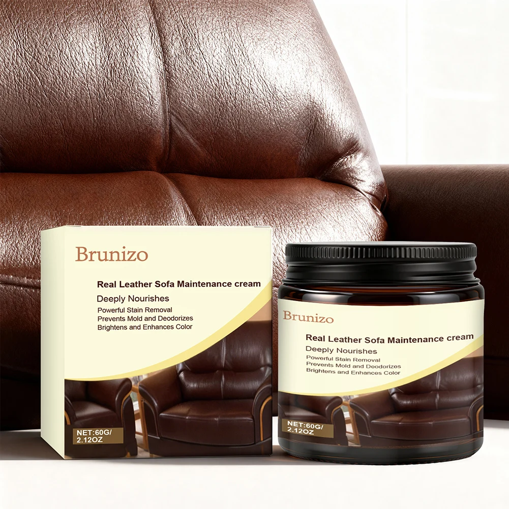 Leather Sofa Care Cream Deeply Nourish Remove Stains Prevent Mold Odor Brighten The Leather Color Leather Sofa Cream - view 2