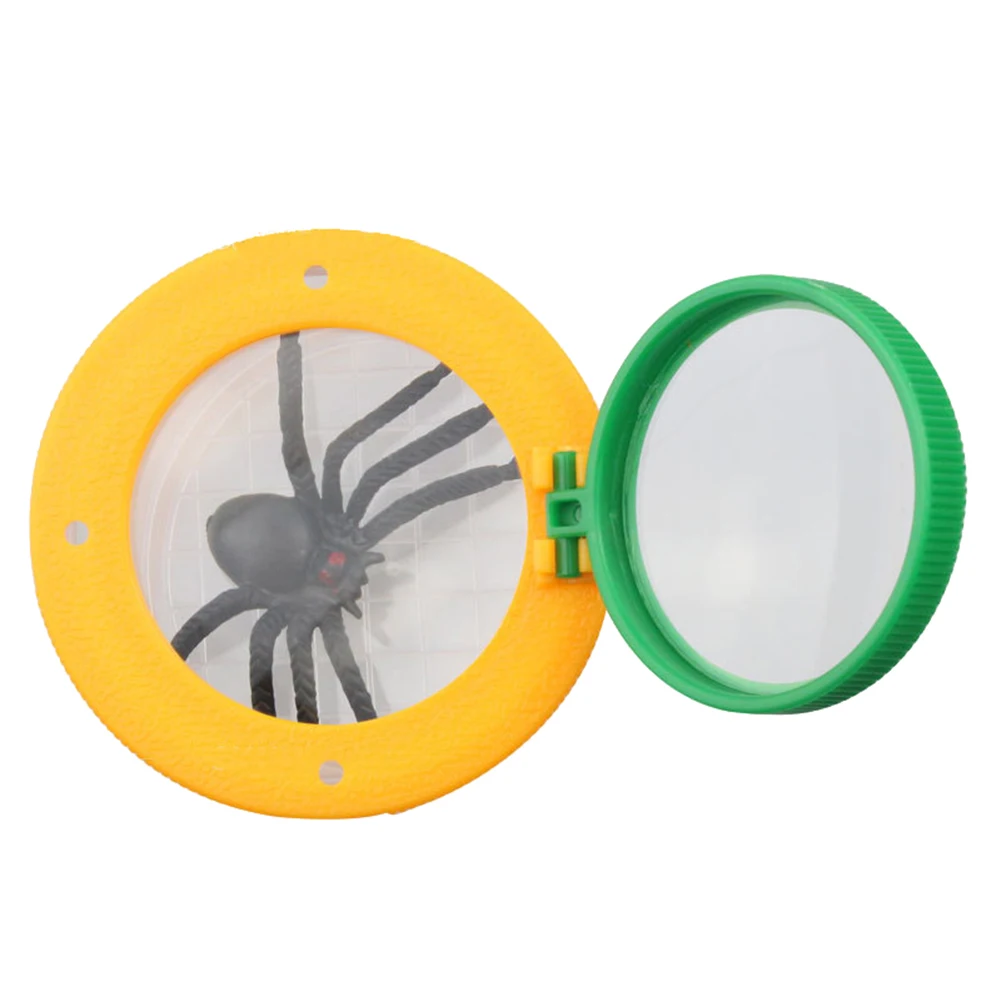 Home Magnifying Glass Children Crawler Spider Insect Observation Box 3X 6X Magnifier Insect Box for Science Nature Exploration