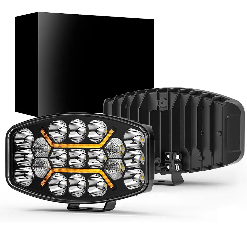 

10 "C02 Car LED Working Light European Truck Off-Road Driving Light Retrofitted Headlight Auxiliary Light Day Running Light