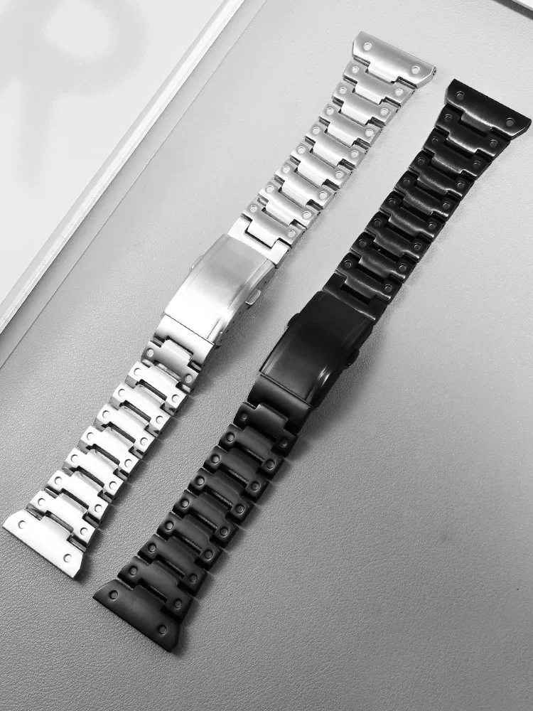 

Suitable for Casio 5497 PRG-600/650YB/PRW-6600Y series 24mm modified stainless steel watch strap