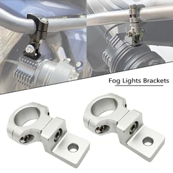 2022 New Motorcycle Fog Light Bracket Bumper Spotlight Auxiliary Lamp Bracket Led Head Light Tube Clamp Mount For BMW For Honda