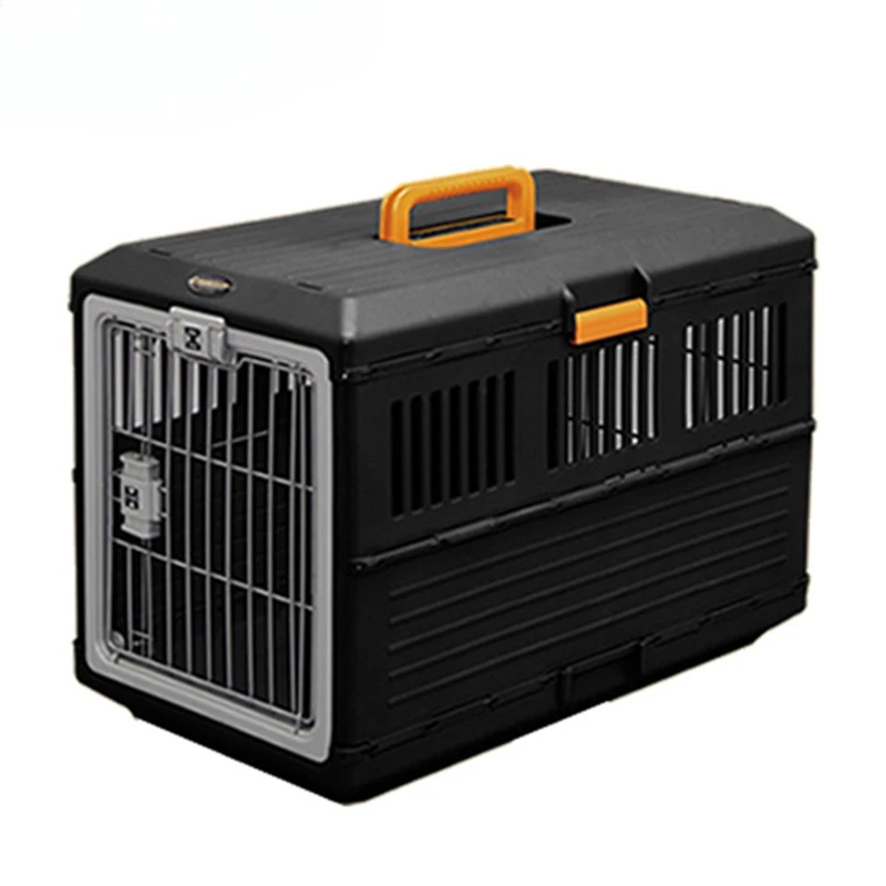 Cairrier air-portátil, flexible para animaux de compagnie, chien, chat, to bord, deux portes, charge par le dessus, dur face