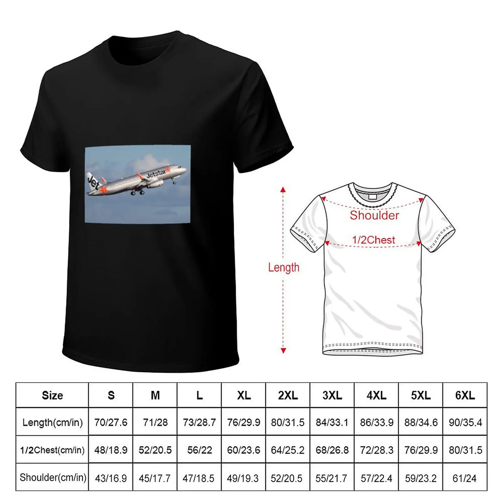 Jetstar Asia Airbus A320 9V-JSS T-Shirt Louboutins cute clothes clothes street wear men clothing view 2