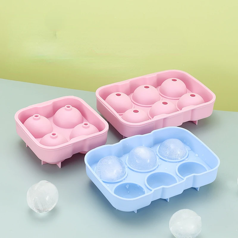 

1 PCS Large Size 6 Cells Silicone Ice Ball Mold Cube Tray Whiskey Manufacturer Maker for Bar P