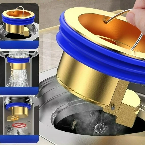 

1pc Water Drain Filter Floor Strainer Plug Trap Siphon Sink Anti Odor Pest Prevention Deodorant for Kitchen Bathroom Accessories