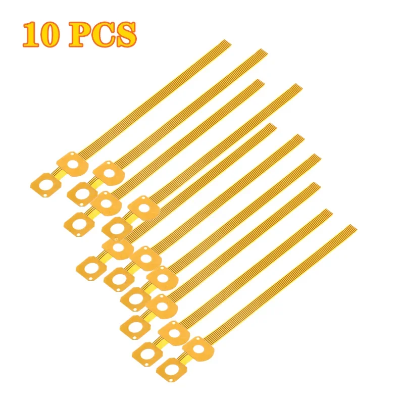 10Pcs COMM2000 Car Flex/Ribbon Cable Turn Signal Switch Steering Column Gold For Peugeot 206 207/Citroen COM2000