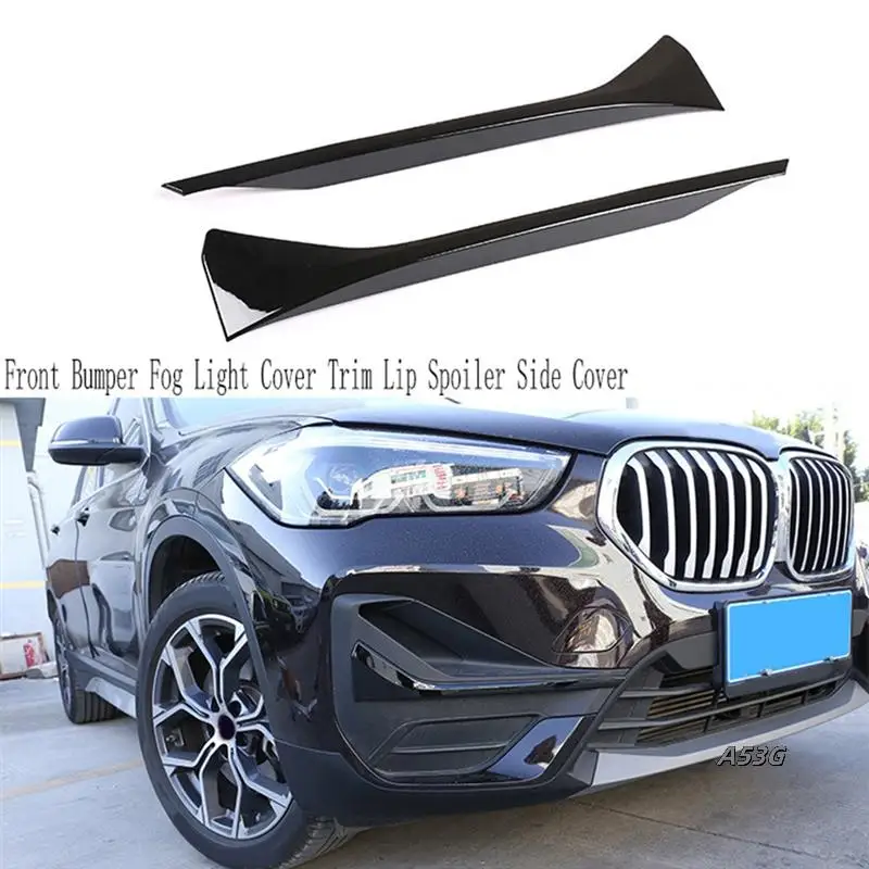 

Front Bumper Fog Light Cover Trim Lip Spoiler Side Cover For BMW X1 2020-2022