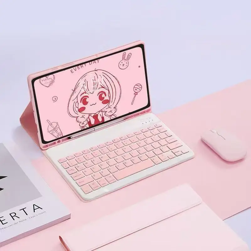 

Чехол для iPad 11-го поколения 11 дюймов A16 2025, чехлы с Bluetooth-клавиатурой для Apple iPad 11-го поколения 2025 Funda