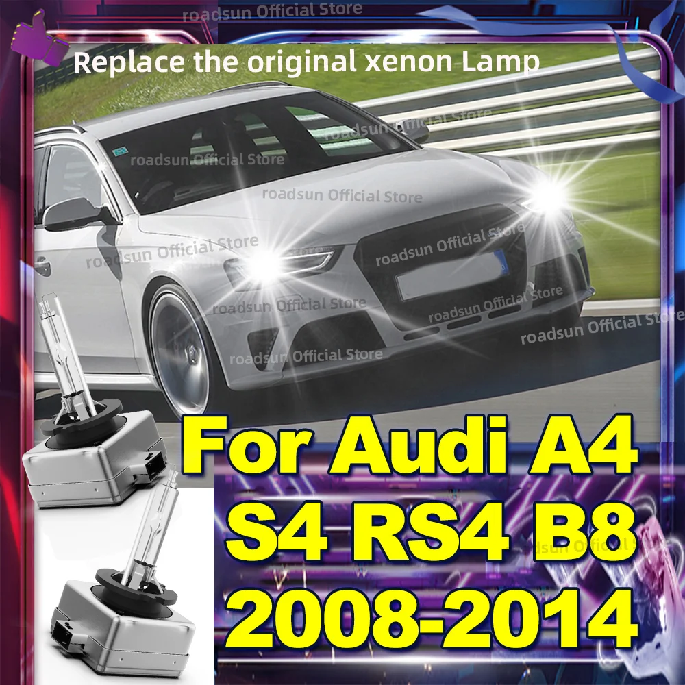 

Ксеноновая лампа с автоматической головкой HID 35 Вт для Audi A4 S4 RS4 B8 2008 2009 2010 2011 2012 2013 2014 (подходит только оригинальная лампа ксеноновая