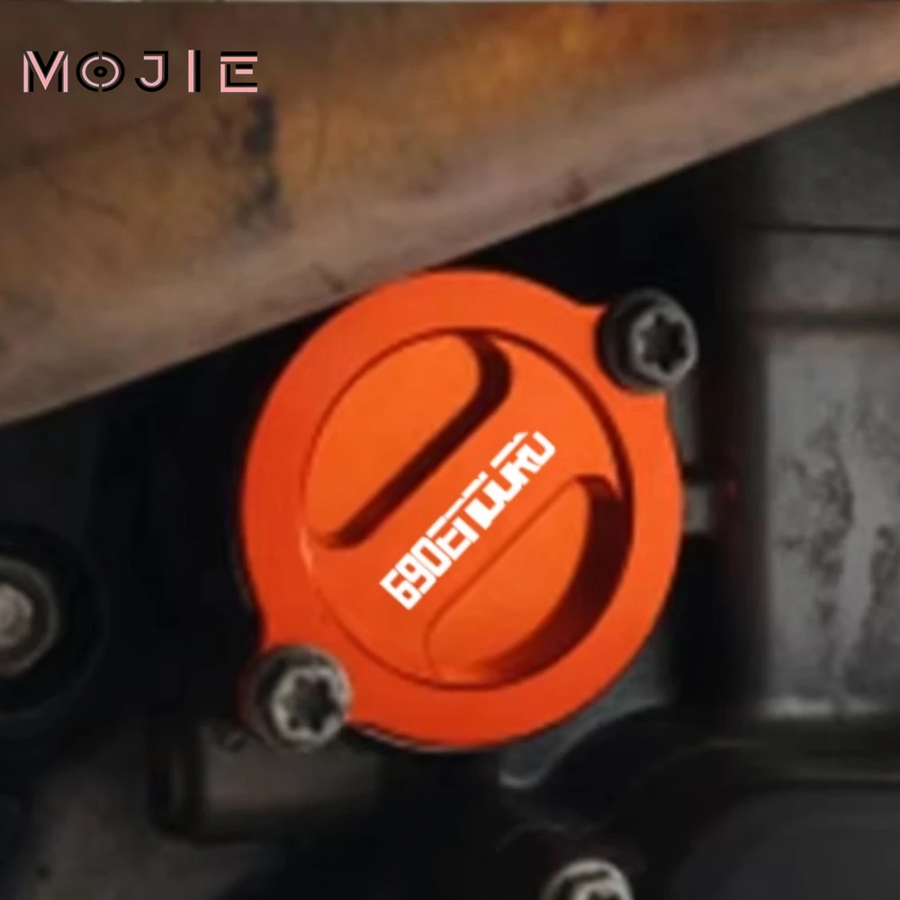 

For 690 ENDURO ENDUROR SM SMC SMCR SUPERMOTO Motorcycle Aluminium Alloy Engine Oil Filter Cover Cap Engine Tank Covers Oil Cap