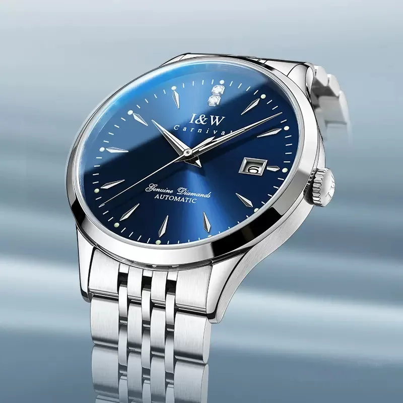 

Montre Homme CARNIVAL механические деловые часы для мужчин, брендовые роскошные автоматические наручные часы для мужчин, водонепроницаемые 30 м, 2025 Reloj Hombre