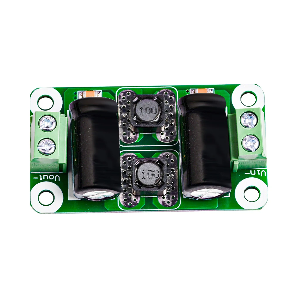 DC Power Filter Board 0-25V/0-50V 2A/3A/4A Class D Power Amplifier Module Interference Suppression Board EMI Suppression